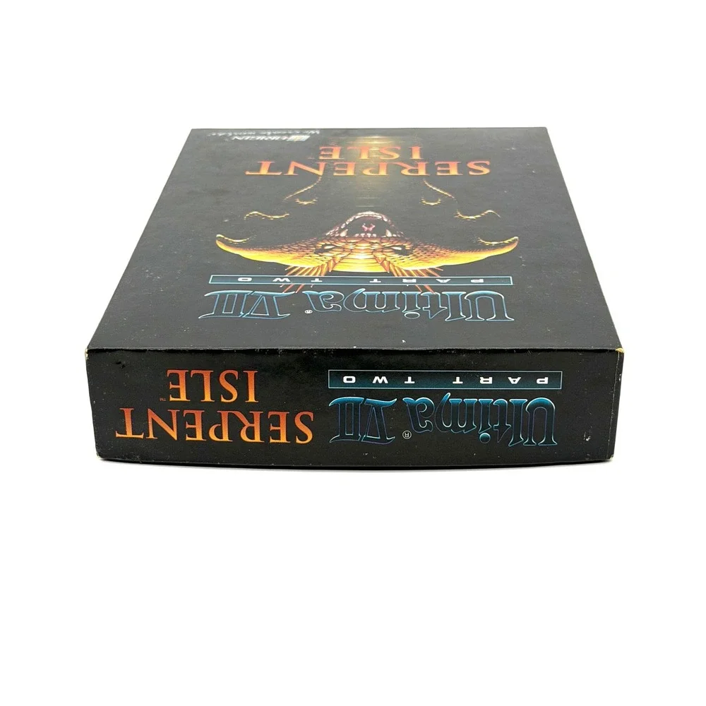 Ultima VII Part Two Serpent Isle Silver Seed Expansion Clue Book Big Box CIB PC